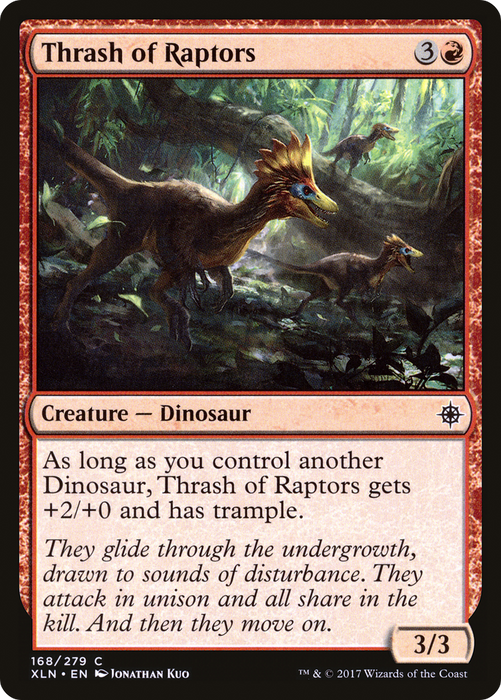 Thrash of Raptors (XLN-168) - common - Foil