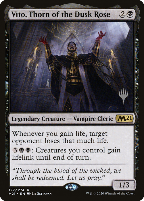 Vito, Thorn of the Dusk Rose (PPM21-127P) - rare