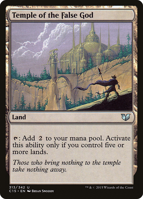 Temple of the False God (C15-313) - uncommon