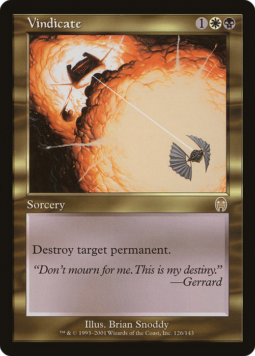 Vindicate (APC-126) - rare - Foil