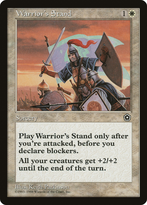 Warrior's Stand (P02-029) - uncommon