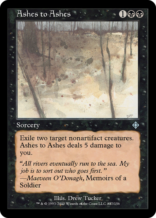 Ashes to Ashes (TD0-A37) - uncommon