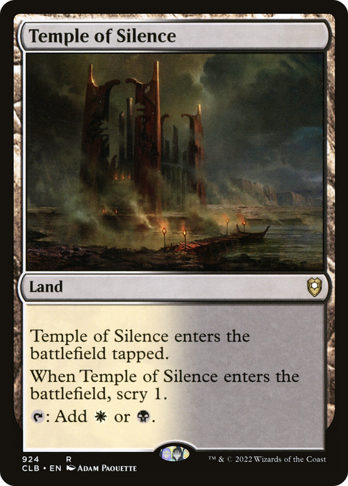 Temple of Silence (CLB-924) - rare