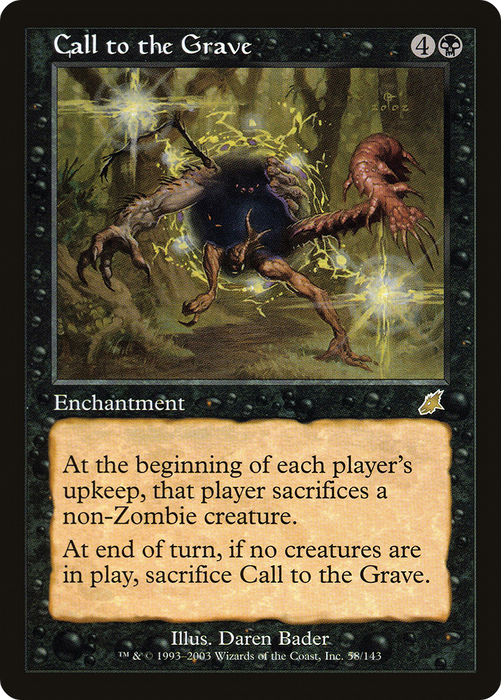 Call to the Grave (SCG-058) - rare - Foil