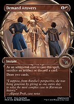 Demand Answers (MKM-306) - common: (Showcase) - Foil