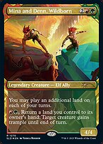 Mina and Denn, Wildborn (SLD-1270) - rare: (Showcase) - Foil