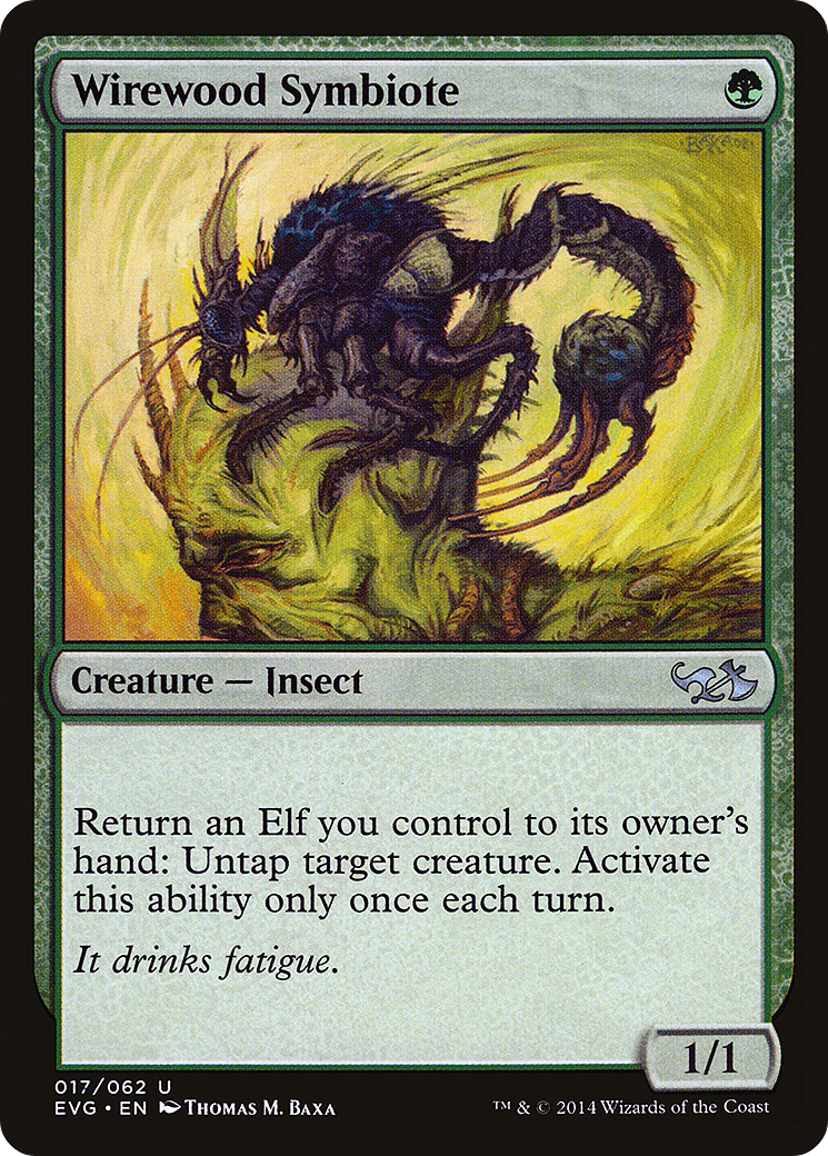 Wirewood Symbiote (DD3-017) - uncommon