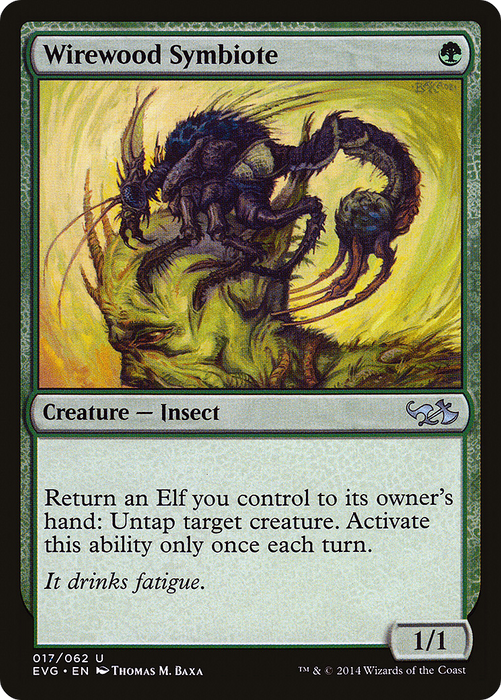 Wirewood Symbiote (DD3-017) - uncommon - Foil