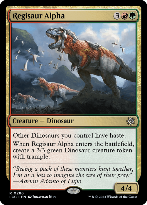 Regisaur Alpha (LCC-286) - rare