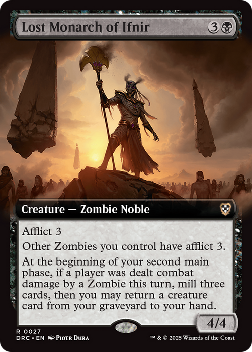 Lost Monarch of Ifnir (DRC-027) - rare: (Extended Art)