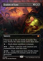 Season of Loss (BLB-284) - mythic: (Showcase) (Borderless) - Foil