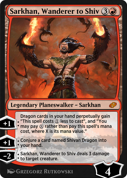 Sarkhan, Wanderer to Shiv (J21-022) - mythic