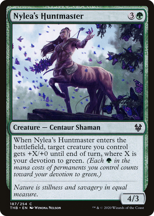 Nylea's Huntmaster (THB-187) - common - Foil