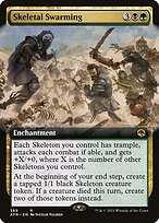 Skeletal Swarming (AFR-389) - rare: (Extended Art) - Foil