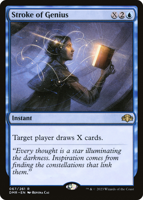 Stroke of Genius (DMR-067) - rare - Foil