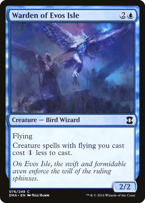 Warden of Evos Isle (EMA-076) - common - Foil