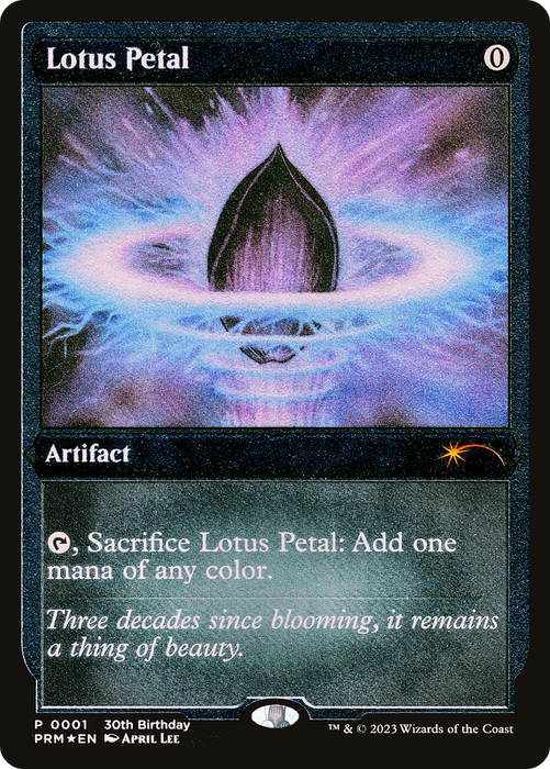 Lotus Petal (P30M-002) - mythic - Etched Foil