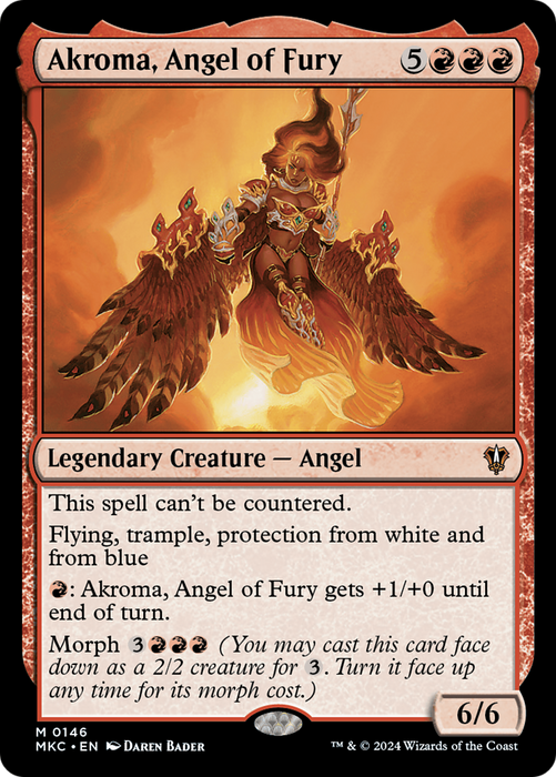 Akroma, Angel of Fury (MKC-146) - mythic