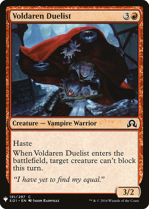 Voldaren Duelist (LIST-SOI-191) - common