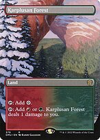 Karplusan Forest (DMU-379) - rare (Borderless)