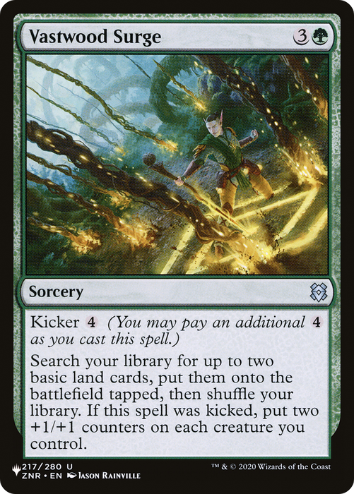 Vastwood Surge (LIST-ZNR-217) - uncommon