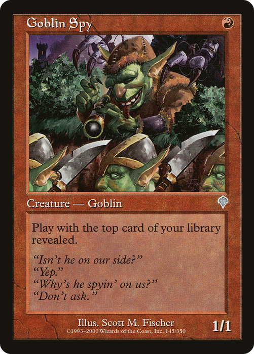 Goblin Spy (INV-145) - uncommon - Foil