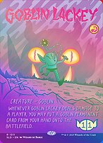 Goblin Lackey (SLD-1311★) - rare (Borderless) - Foil