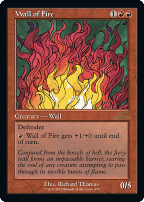Wall of Fire (30A-474) - uncommon