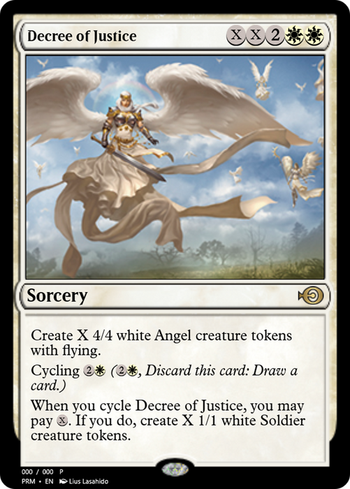 Decree of Justice (PRM-59645) - rare - Foil