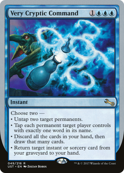 Very Cryptic Command (UST-49B) - rare