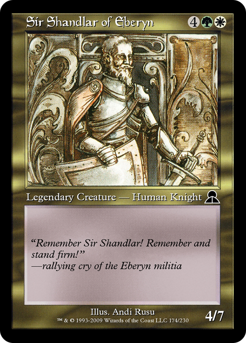 Sir Shandlar of Eberyn (ME3-174) - common