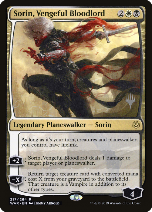 Sorin, Vengeful Bloodlord (PPELD-217P) - rare - Foil