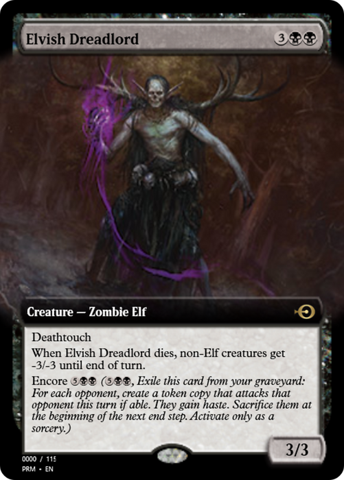 Elvish Dreadlord (PRM-86036) - rare