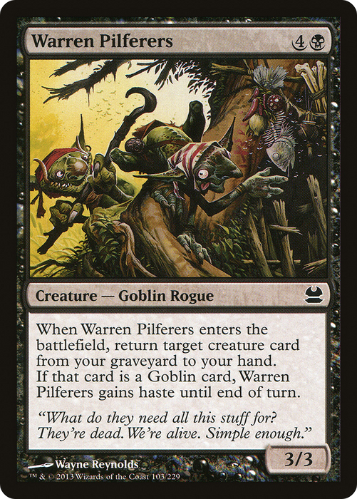 Warren Pilferers (MMA-103) - common