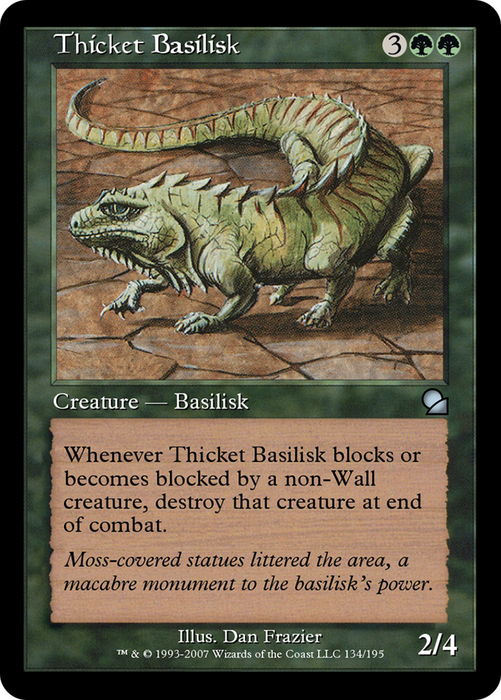 Thicket Basilisk (ME1-134) - uncommon - Foil