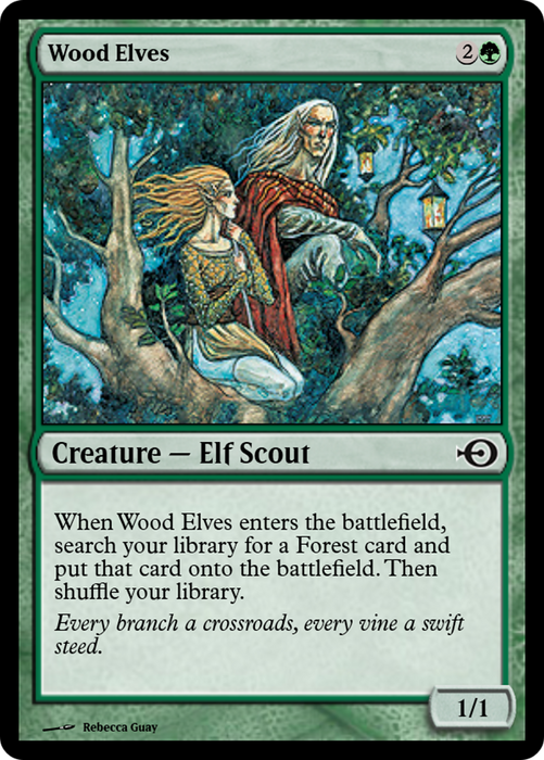 Wood Elves (PRM-36094) - common - Foil