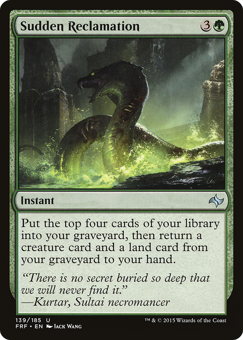 Sudden Reclamation (FRF-139) - uncommon - Foil