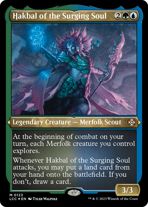 Hakbal of the Surging Soul (LCC-123) - mythic - Etched Foil