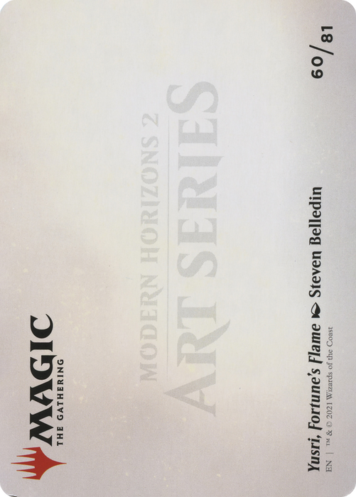 Yusri, Fortune's Flame // Yusri, Fortune's Flame (AMH2-060) - common (Borderless) - Foil