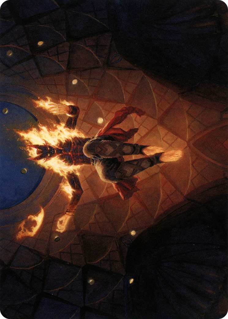 Yusri, Fortune's Flame // Yusri, Fortune's Flame (AMH2-060) - common (Borderless) - Foil