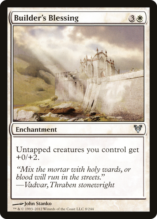 Builder's Blessing (AVR-008) - uncommon - Foil