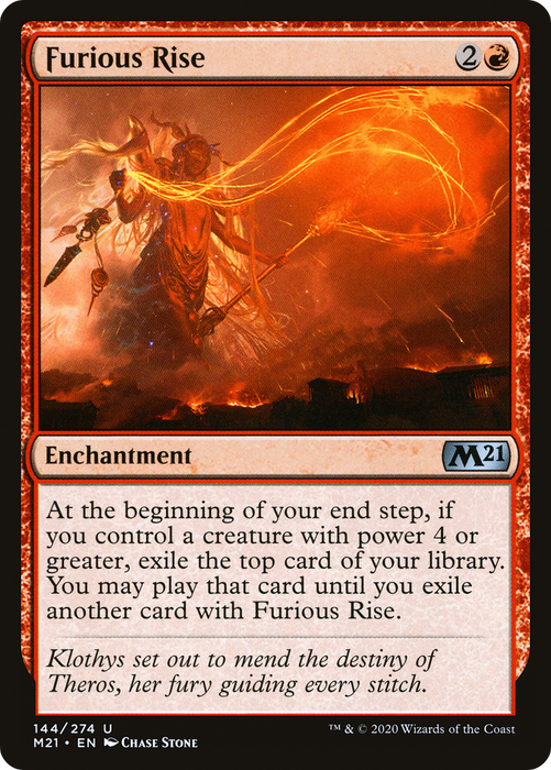 Furious Rise (M21-144) - uncommon - Foil