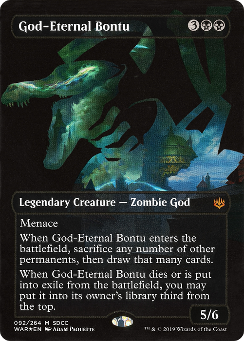 God-Eternal Bontu (MEDIA-092) - mythic (Borderless)