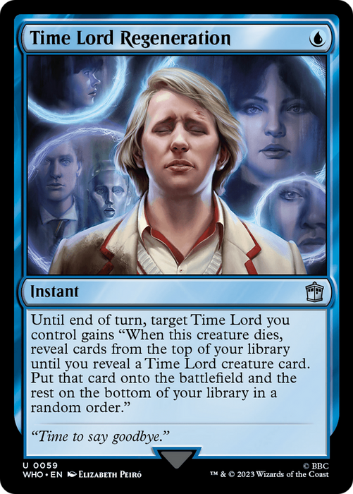 Time Lord Regeneration (WHO-059) - uncommon - Foil
