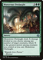 Monstrous Onslaught (AER-116) - uncommon - Foil