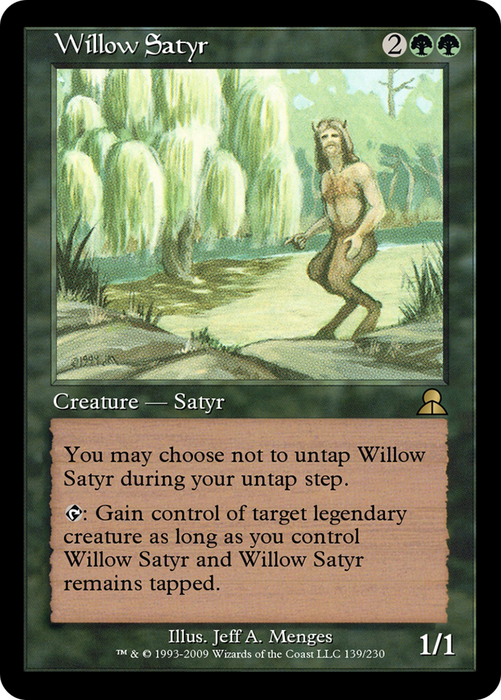 Willow Satyr (ME3-139) - rare - Foil