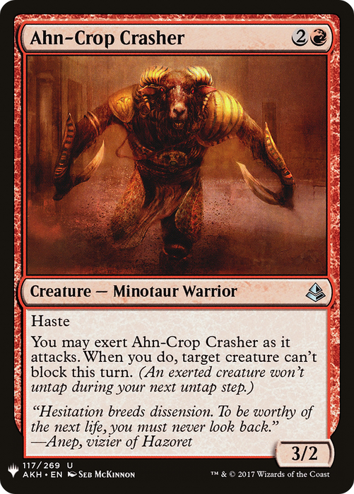 Ahn-Crop Crasher (LIST-AKH-117) - uncommon
