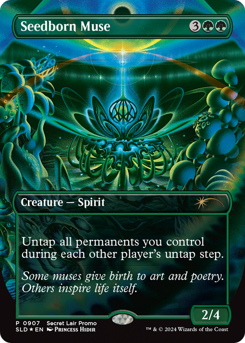 Seedborn Muse (SLD-907) - rare (Borderless) - Foil