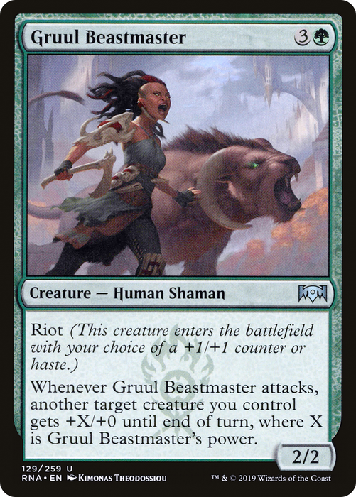 Gruul Beastmaster (RNA-129) - uncommon