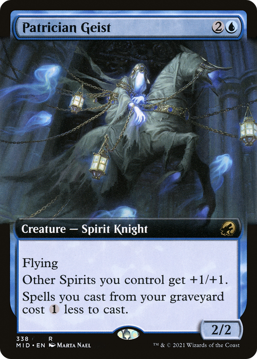 Patrician Geist (MID-338) - rare: (Extended Art)
